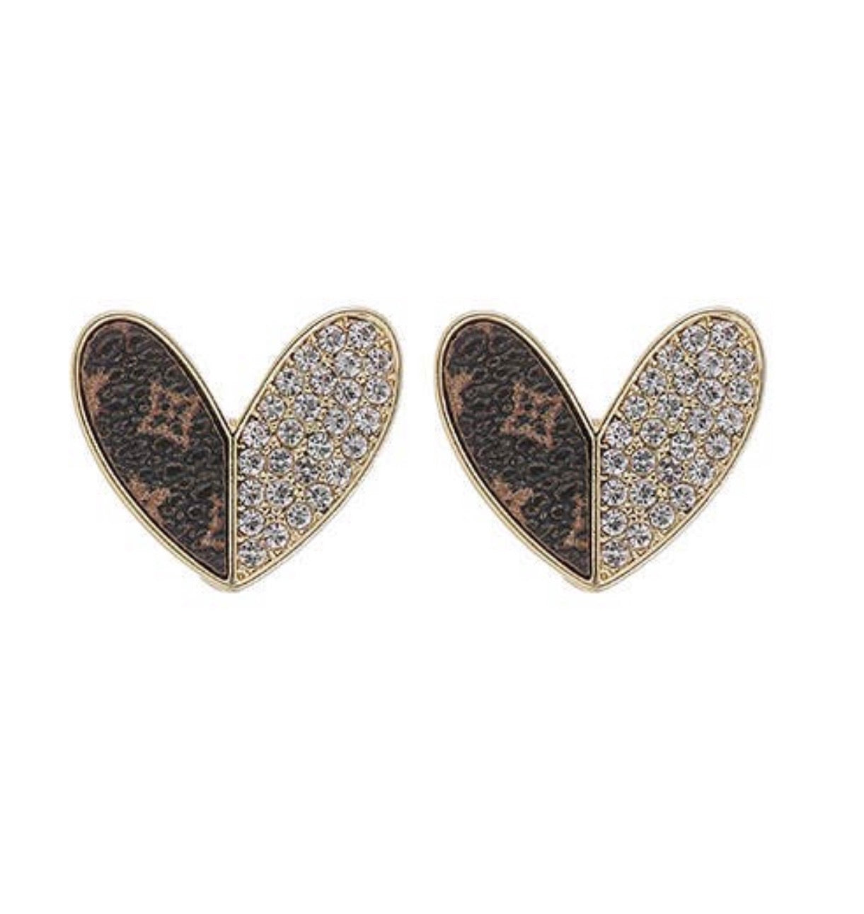 Louis Vuitton, Jewelry, Louis Vuitton Lv Fall In Love Logo Heart Earrings