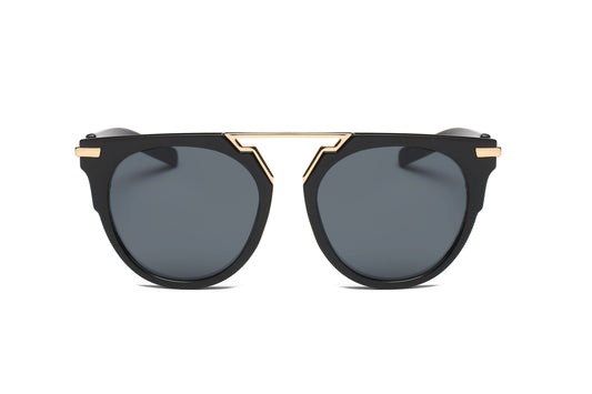 Brow-Bar round sunglasses