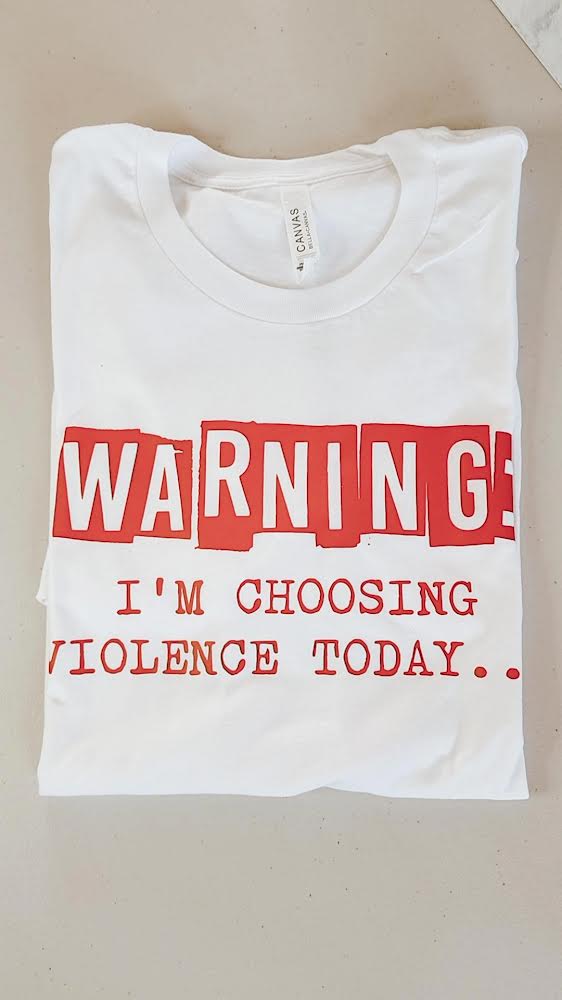 Warning Tee