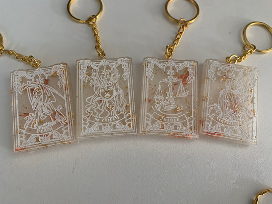 Tarot keychain