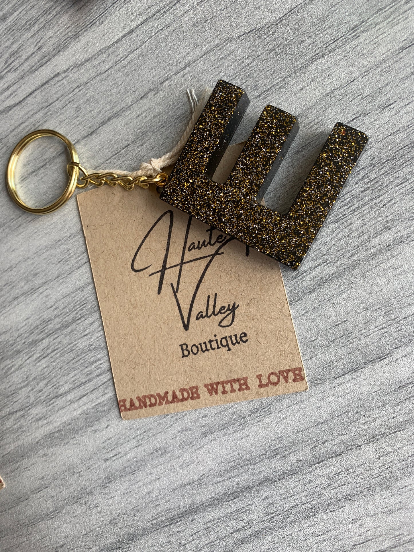 Black & Gold Keychain